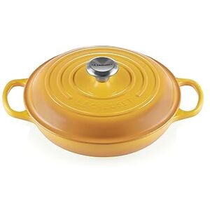 LE CREUSET Signature Sh.Casserole/braiser 26cm Nectar SS Knob LE CREUSET Signature Sh.Casserole/braiser 26cm Nectar SS Knob