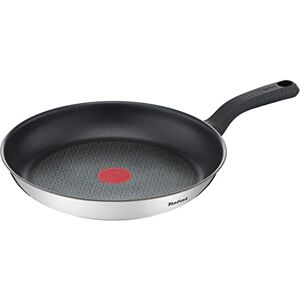 Tefal Comfort Max Stainless Steel Non-Stick Pancake Frying Pan 30cm, Thermo-Spot Heat Indicator, Induction Compatible Base, Comfortable Grip Handle, G7260744 Tefal Comfort Max Stainless Steel Non-Stick Pancake Frying Pan 30cm, Thermo-Spot Heat Indicator, Induction Compatible Base, Comfortable Grip Handle, G7260744