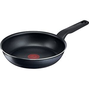 Tefal C38504 XL Force frying pan 24 cm non-stick coating durable robust thermal signal diffusion base pan bottom extra large shape aluminium sturdy handle black Tefal C38504 XL Force frying pan 24 cm non-stick coating durable robust thermal signal diffusion base pan bottom extra large shape aluminium sturdy handle black