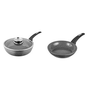 Lodge frying pan/grill pan with two handles L8GPL, diameter approx. 26 cm