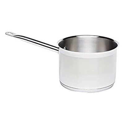Genware NEV-1316-02 Deep Sauce Pan, No Lid, 2.4 L, 16 cm Diameter, 12 cm Height Genware NEV-1316-02 Deep Sauce Pan, No Lid, 2.4 L, 16 cm Diameter, 12 cm Height