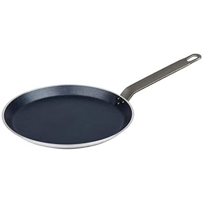 Vogue T356 Non-Stick Aluminium Crepe Pan 260X20mm Non Stick Cooking Kitchen, Black Vogue T356 Non-Stick Aluminium Crepe Pan 260X20mm Non Stick Cooking Kitchen, Black