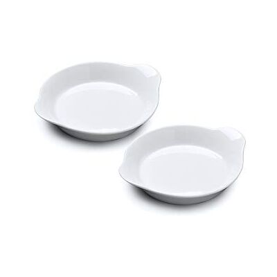 WM Bartleet & Sons - Porcelain Round Gratin Dish - 15cm - Dish WM Bartleet & Sons - Porcelain Round Gratin Dish - 15cm - Dish