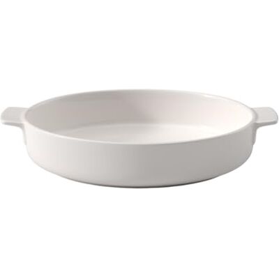 Villeroy & Boch Clever Cooking Round Baking Dish, 28 cm, Premium Porcelain, White Villeroy & Boch Clever Cooking Round Baking Dish, 28 cm, Premium Porcelain, White