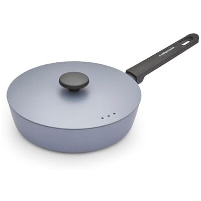 Morphy Richards Saute Pan, Forged Aluminium, 24cm, Non Stick Ceramic Coating, Soft Touch Handles, Oven Safe Up to 180c, Suitable for All Hobs, Grey, 852253 Morphy Richards Saute Pan, Forged Aluminium, 24cm, Non Stick Ceramic Coating, Soft Touch Handles, Oven Safe Up to 180c, Suitable for All Hobs, Grey, 852253