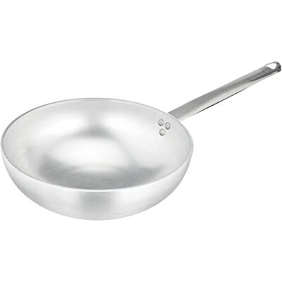 Baldassare Agnelli Pentole Agnelli Aluminium Professional 5 Mm. Radiant Wok With 1 Handle, Diameter 28 Cm. Baldassare Agnelli Pentole Agnelli Aluminium Professional 5 Mm. Radiant Wok With 1 Handle, Diameter 28 Cm.