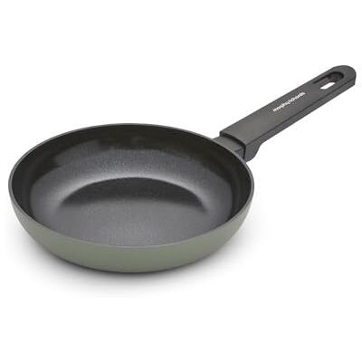 Morphy Richards Frying Pan, Recycled Aluminium, 20cm, Non Stick Ceramic Coating, Soft Touch Handles, Oven Safe Up to 180c, Suitable for All Hobs, Green, 853000 Morphy Richards Frying Pan, Recycled Aluminium, 20cm, Non Stick Ceramic Coating, Soft Touch Handles, Oven Safe Up to 180c, Suitable for All Hobs, Green, 853000