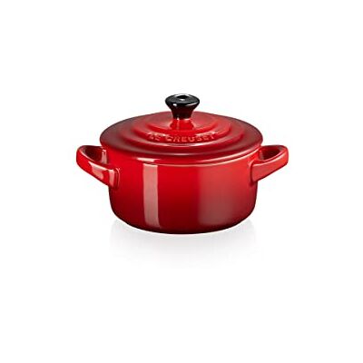 LE CREUSET Stoneware Petite Round Casserole, Cerise, 250 ml, 71901100600100 LE CREUSET Stoneware Petite Round Casserole, Cerise, 250 ml, 71901100600100