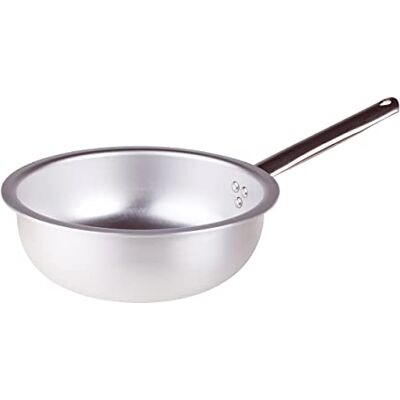 Baldassare Agnelli Pentole Agnelli Aluminium Professional Saute Pan 3 Mm. Thick, Diameter 20 Cm. Baldassare Agnelli Pentole Agnelli Aluminium Professional Saute Pan 3 Mm. Thick, Diameter 20 Cm.