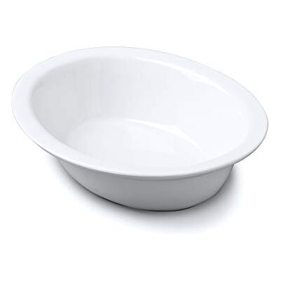 WM Bartleet & Sons - Oval Pie Dish 28cm - White - Porcelain - Pie Dish WM Bartleet & Sons - Oval Pie Dish 28cm - White - Porcelain - Pie Dish