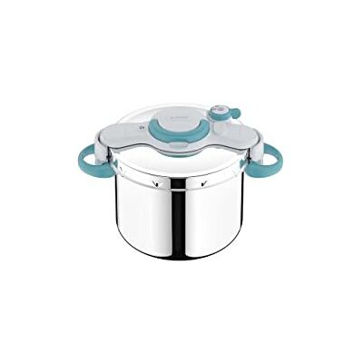SEB ClipsoMinut' Easy+ 9 L, Folding Handles, Induction Pressure Cooker, Book 100 Recipes, Stainless Steel Pressure Cooker, Easy to Use, Made in France P4904916 SEB ClipsoMinut' Easy+ 9 L, Folding Handles, Induction Pressure Cooker, Book 100 Recipes, Stainless Steel Pressure Cooker, Easy to Use, Made in France P4904916
