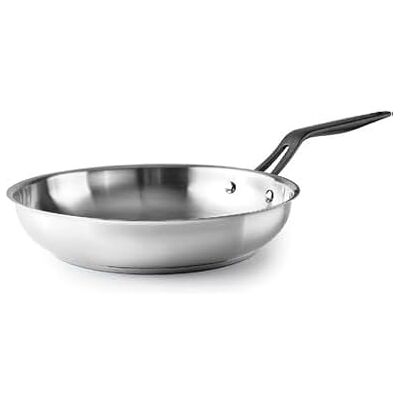 LACOR 47330 Origin Frying Pan, 18/10 Stainless Steel, Sandwich Thermodifuser Bottom, PVD Coated Stainless Steel Handle, Suitable for Induction, Dishwasher Safe, Oven Safe, Ø30cm LACOR 47330 Origin Frying Pan, 18/10 Stainless Steel, Sandwich Thermodifuser Bottom, PVD Coated Stainless Steel Handle, Suitable for Induction, Dishwasher Safe, Oven Safe, Ø30cm