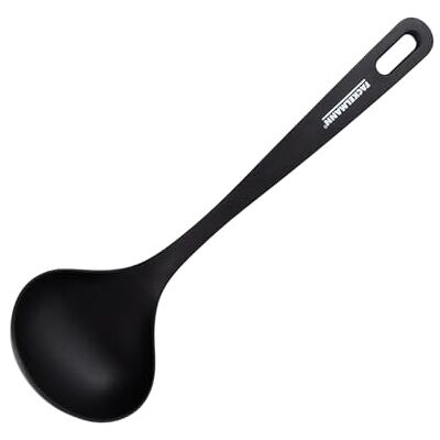 Fackelmann Fenix Cooking Saucepan, RPET Material 100% Recycled, Recyclable Plastic with High Heat Resistance up to 230ºC, High Durability, Anti-Scratch, Black, 30 cm, 1 pc. Fackelmann Fenix Cooking Saucepan, RPET Material 100% Recycled, Recyclable Plastic with High Heat Resistance up to 230ºC, High Durability, Anti-Scratch, Black, 30 cm, 1 pc.