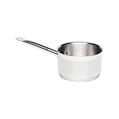 Genware 1418-02 Saucepan Without Lid, 2.7L Capacity, 18 cm Diameter, 10 cm Height Genware 1418-02 Saucepan Without Lid, 2.7L Capacity, 18 cm Diameter, 10 cm Height