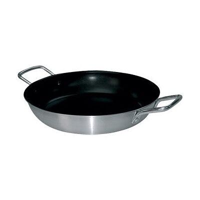 Vogue Nextday Catering T368 Paella Pan, 350 mm Diameter, Heavy Duty Aluminium, Non-Stick Vogue Nextday Catering T368 Paella Pan, 350 mm Diameter, Heavy Duty Aluminium, Non-Stick