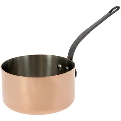 DE BUYER 6460.12 Inocuivre First Class Saucepan with Cast-Iron Handle, 12 cm Diameter DE BUYER 6460.12 Inocuivre First Class Saucepan with Cast-Iron Handle, 12 cm Diameter