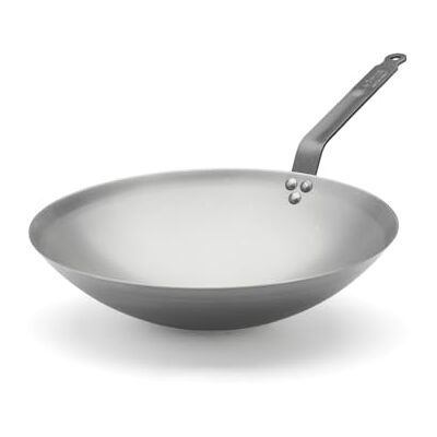 DE BUYER 5114.35 Iron Steel Carbone Plus Wok For Induction Hob DE BUYER 5114.35 Iron Steel Carbone Plus Wok For Induction Hob