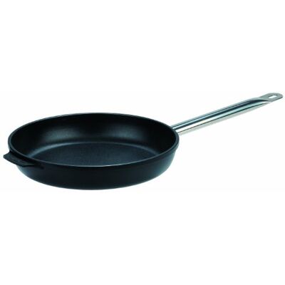 GSW Stahlwaren GmbH Fry Pan with Steel Handle, Black, 28 x 5.5 cm, 2.6 Litre GSW Stahlwaren GmbH Fry Pan with Steel Handle, Black, 28 x 5.5 cm, 2.6 Litre