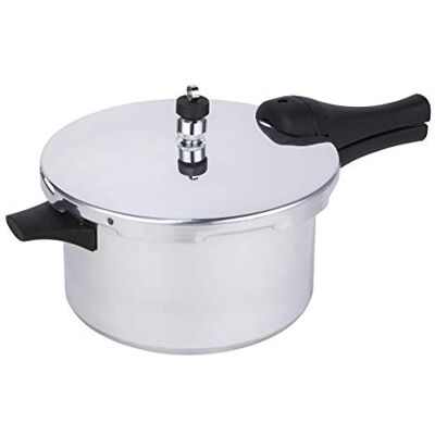 Prestige Aluminium Pressure Cooker, 4L, Silver Prestige Aluminium Pressure Cooker, 4L, Silver