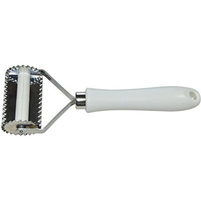 ELETTRO CENTER Art.314 Toothed Cutter 2 Squares Round, Stainless Steel, White ELETTRO CENTER Art.314 Toothed Cutter 2 Squares Round, Stainless Steel, White
