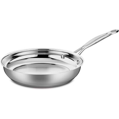 Cuisinart 10inch Skillet, Chef's Classic Stainless Steel Collection Pan Cuisinart 10inch Skillet, Chef's Classic Stainless Steel Collection Pan