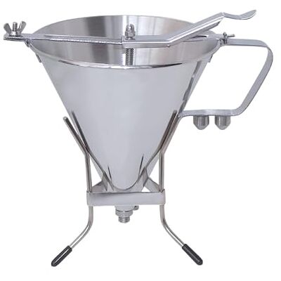 de Buyer 1.9 L Stainless Steel Piston Funnel with Support - Kitchen Funnel de Buyer 1.9 L Stainless Steel Piston Funnel with Support - Kitchen Funnel
