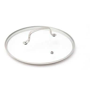 Nuwave 1.5QT Vented Tempered Glass Lid for Saucepan, Oven Safe up to 350F, Dishwasher Safe, Shatter-Resistant, Easy to Clean, Stainless-Steel Handle and Rim, Klar Glas Nuwave 1.5QT Vented Tempered Glass Lid for Saucepan, Oven Safe up to 350F, Dishwasher Safe, Shatter-Resistant, Easy to Clean, Stainless-Steel Handle and Rim, Klar Glas