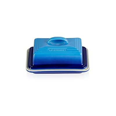 LE CREUSET Stoneware Butter Dish, 900 g, 17 x 12.5 x 9 cm, Azure, 70837172200000 LE CREUSET Stoneware Butter Dish, 900 g, 17 x 12.5 x 9 cm, Azure, 70837172200000