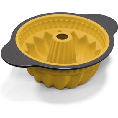 ekau Smart Flex Patterned Ring Cake Pan, Marigold ekau Smart Flex Patterned Ring Cake Pan, Marigold