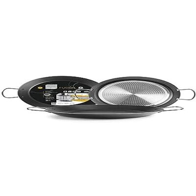 IBILI Fusion Paella Pan, 34 cm, Aluminium, Non-Stick, 6 Servings, Suitable for Induction Hobs IBILI Fusion Paella Pan, 34 cm, Aluminium, Non-Stick, 6 Servings, Suitable for Induction Hobs