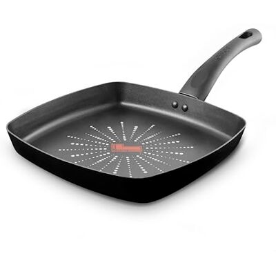 Tower Tower SmartStart Classic Aluminium Grill Pan - Non-Stick, Oven Safe Tower Tower SmartStart Classic Aluminium Grill Pan - Non-Stick, Oven Safe