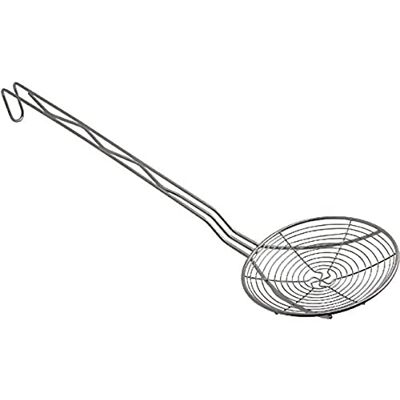 Genware NEV-LFT15 Lifter, Stainless Steel, 15 cm Diameter, 45 cm Handle Genware NEV-LFT15 Lifter, Stainless Steel, 15 cm Diameter, 45 cm Handle
