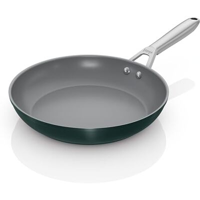 Ninja ZEROSTICK Ceramic Pro 28 cm Frying Pan, Scratch Resistant, Made PTFE-Free, All Hob Compatible, Green, CW30028UKGN Ninja ZEROSTICK Ceramic Pro 28 cm Frying Pan, Scratch Resistant, Made PTFE-Free, All Hob Compatible, Green, CW30028UKGN