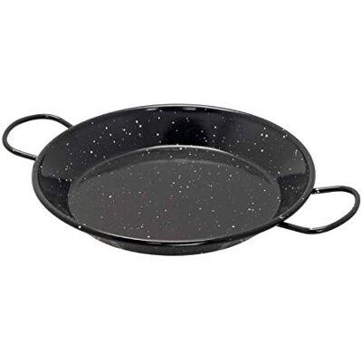 Nextday Catering Equipment Supplies UK Black Enamel Paella Pan 20cm Nextday Catering Equipment Supplies UK Black Enamel Paella Pan 20cm