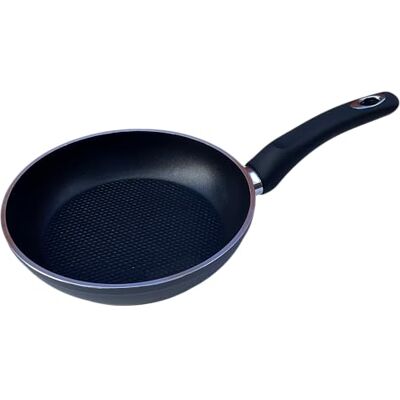 iCook I-Cook Non Stick Frying Pan – 24cm Induction Frying Pan with Honeycomb Surface, 4mm Forged Aluminium – Dishwasher Safe Skillet Pan – Suitable for All Hobs with Soft Grip Handle iCook I-Cook Non Stick Frying Pan – 24cm Induction Frying Pan with Honeycomb Surface, 4mm Forged Aluminium – Dishwasher Safe Skillet Pan – Suitable for All Hobs with Soft Grip Handle