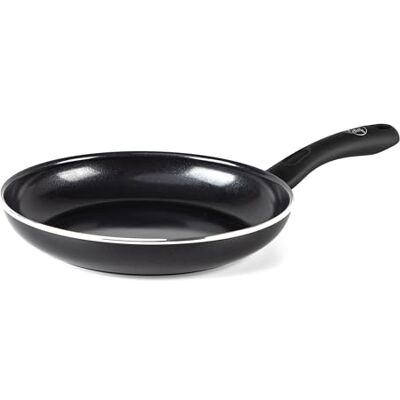 GreenChef Diamond Healthy Ceramic Non-Stick 28 cm Frying Pan Skillet, PFAS-Free, Egg Pan, PFAS-Free, Induction Suitable, Oven Safe up to 160˚C, Black GreenChef Diamond Healthy Ceramic Non-Stick 28 cm Frying Pan Skillet, PFAS-Free, Egg Pan, PFAS-Free, Induction Suitable, Oven Safe up to 160˚C, Black