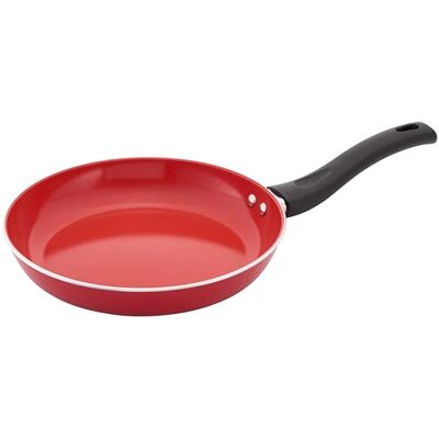 Judge Ceraglide 24cm Frying Pan – Non-Stick Ceramic Coating, Easy-Clean, Induction Compatible Red Judge Ceraglide 24cm Frying Pan – Non-Stick Ceramic Coating, Easy-Clean, Induction Compatible Red