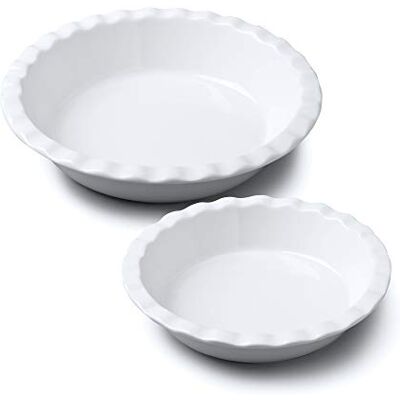 WM Bartleet & Sons - Porcelain Round Pie Dish WM Bartleet & Sons - Porcelain Round Pie Dish
