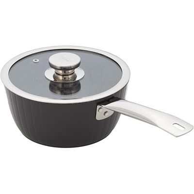 Judge Evertough 20cm Saucepan – 2L Durable Hard Anodised Aluminium with 6-Layer Non-Stick Coating Judge Evertough 20cm Saucepan – 2L Durable Hard Anodised Aluminium with 6-Layer Non-Stick Coating