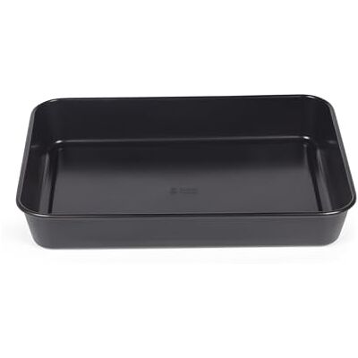 Russell Hobbs Recycled Bakeware Roasting Tray – 100% Recycled Carbon Steel, Non-Stick Coated, Easy Clean, PFOA-Free, Long-Lasting, Oven Safe up to 220°, 38.2 x 27.8 x 5.4cm, Roasting Tin, Baking Tray Russell Hobbs Recycled Bakeware Roasting Tray – 100% Recycled Carbon Steel, Non-Stick Coated, Easy Clean, PFOA-Free, Long-Lasting, Oven Safe up to 220°, 38.2 x 27.8 x 5.4cm, Roasting Tin, Baking Tray