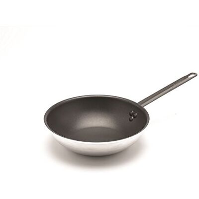 Genware NEV-WOK30NS Flat Base, WOK, 30 cm, Teflon Pro Genware NEV-WOK30NS Flat Base, WOK, 30 cm, Teflon Pro