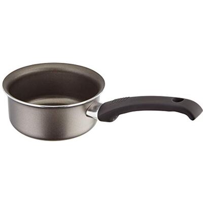 Judge Everyday 14cm Non-Stick Milk Pan, 800ml No-Mess Pouring Lip and Stay-Cool Handle, Aluminium, Dishwasher Safe, Not Suitable for Induction Hobs, Compatible with All Other Hobs Judge Everyday 14cm Non-Stick Milk Pan, 800ml No-Mess Pouring Lip and Stay-Cool Handle, Aluminium, Dishwasher Safe, Not Suitable for Induction Hobs, Compatible with All Other Hobs