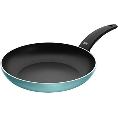 Silit Belluna Induction Frying Pan 28 cm Aluminium Coated Plastic Handle for Gentle Roasting Green Silit Belluna Induction Frying Pan 28 cm Aluminium Coated Plastic Handle for Gentle Roasting Green