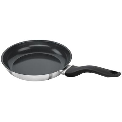 HENCKELS by ZWILLING Stream 24 cm Non-Stick Ceramic Coating Induction Frying Pan, Black HENCKELS by ZWILLING Stream 24 cm Non-Stick Ceramic Coating Induction Frying Pan, Black