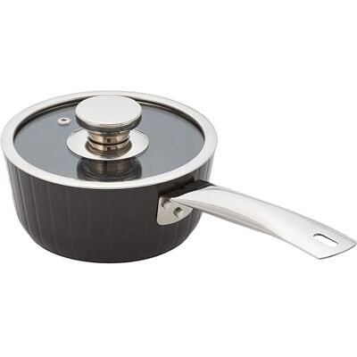 Judge Evertough 16cm Saucepan –1L Durable Hard Anodised Aluminium with 6-Layer Non-Stick Coating Judge Evertough 16cm Saucepan –1L Durable Hard Anodised Aluminium with 6-Layer Non-Stick Coating