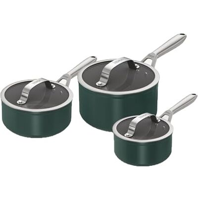 Ninja ZEROSTICK Ceramic Pro 3-Piece Pan Set, Green CW33000UKGN Ninja ZEROSTICK Ceramic Pro 3-Piece Pan Set, Green CW33000UKGN