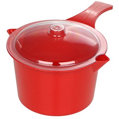 Pendeford Easycook Microwave Saucepan with Lid 750ML RED Pendeford Easycook Microwave Saucepan with Lid 750ML RED