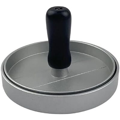 Beaumont Single Burger Press 12x12x8.5cm Round Burger Smasher, Professional Griddle Accessories Kit, Grill Press Perfect for Flat Top Griddle Grill Cooking Beaumont Single Burger Press 12x12x8.5cm Round Burger Smasher, Professional Griddle Accessories Kit, Grill Press Perfect for Flat Top Griddle Grill Cooking