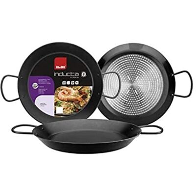 IBILI Inducta Paella Pan, 42 cm, Aluminium, Non-Stick, 10 Servings, Suitable for Induction Hobs IBILI Inducta Paella Pan, 42 cm, Aluminium, Non-Stick, 10 Servings, Suitable for Induction Hobs