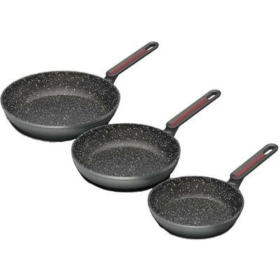 Techwood Set of 3 Frying Pans 18-22 26cm TAF-03POS Techwood Set of 3 Frying Pans 18-22 26cm TAF-03POS